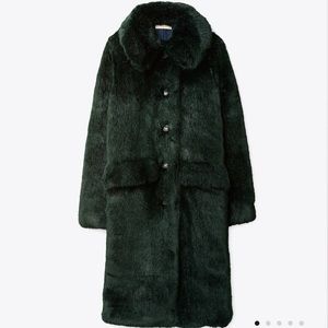 Tory Burch Faux Fur Coat